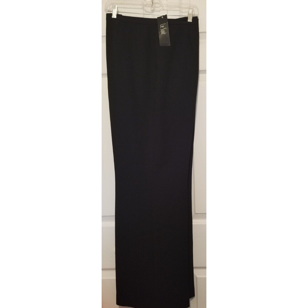 Le Suit Women's Dress Pants Black Lined Side Zip Career Matisse New Size 18